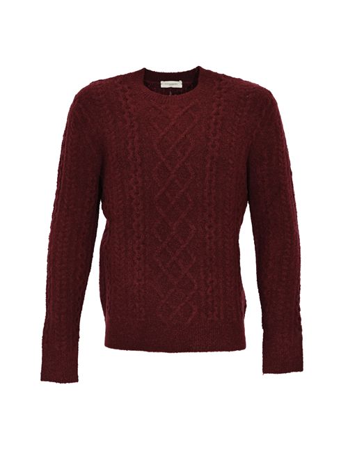 Maglione a trecce in lana Paolo Pecora | A046 F0127635